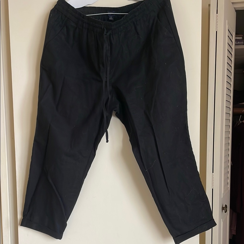 Women’s Black Linen Pants